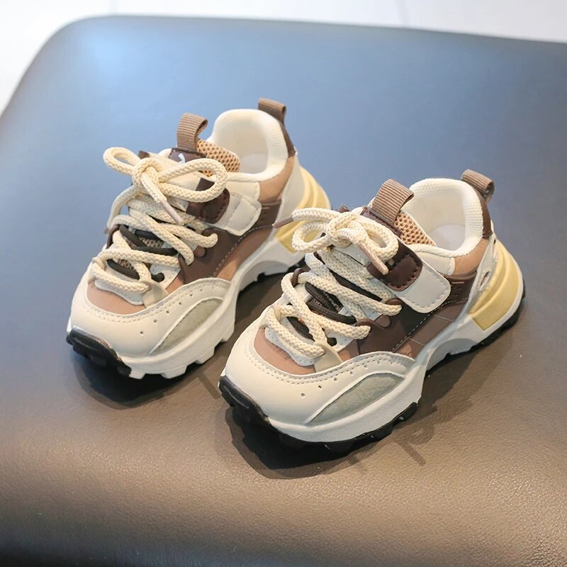 Dječje kožne debele tenisice Mala djeca Dječaci Protuklizna TPR ležerna sportska obuća Djevojčice Tenisice za trčanje Tenis 3-6 godina Jesen Proljeće