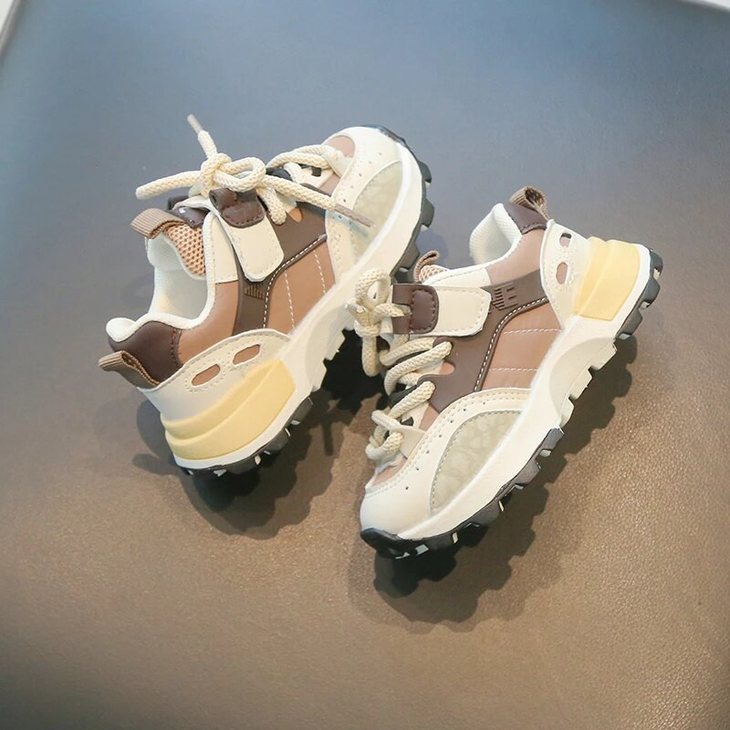 Dječje kožne debele tenisice Mala djeca Dječaci Protuklizna TPR ležerna sportska obuća Djevojčice Tenisice za trčanje Tenis 3-6 godina Jesen Proljeće