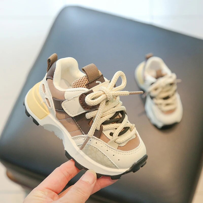 Dječje kožne debele tenisice Mala djeca Dječaci Protuklizna TPR ležerna sportska obuća Djevojčice Tenisice za trčanje Tenis 3-6 godina Jesen Proljeće