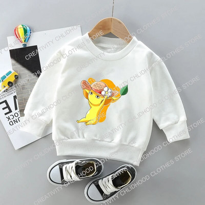 Hanorace pentru copii Pikmin Pulover Desene animate Anime Haine casual Joc Fete Băieți Copii Kawaii Bumbac Hanorac la modă Topuri