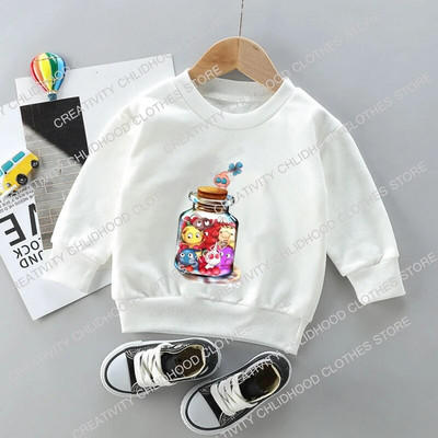 Hanorace pentru copii Pikmin Pulover Desene animate Anime Haine casual Joc Fete Băieți Copii Kawaii Bumbac Hanorac la modă Topuri