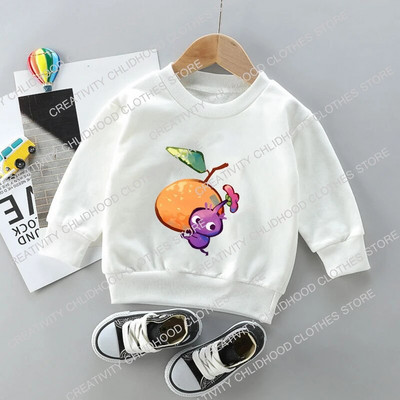 Hanorace pentru copii Pikmin Pulover Desene animate Anime Haine casual Joc Fete Băieți Copii Kawaii Bumbac Hanorac la modă Topuri
