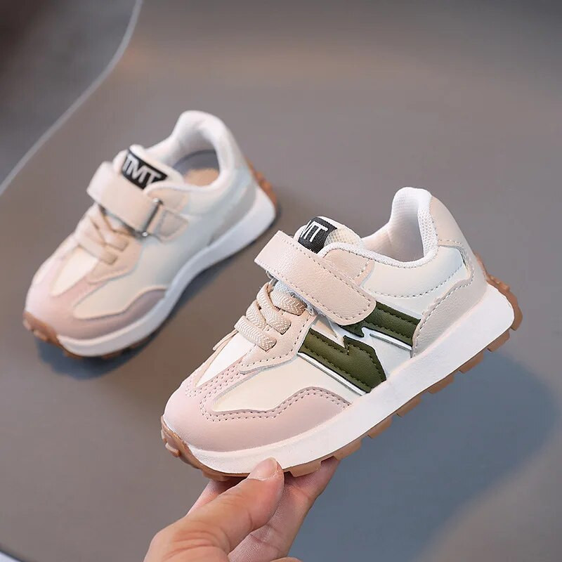 Noua Toamnă Copii Pantofi ocazional Copii mici Băieți Fete Talpă plată Moda Copii Adidași Pantofi alergare Respirabil Moale Sport