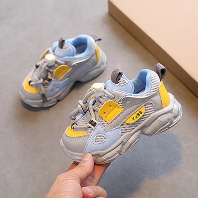 Baywell copii pantofi sport plasă respirabil băieți adidași primăvară toamnă copii fete anti-alunecare în aer liber pantofi de alergare mărime 21-36