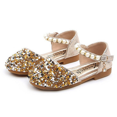 ma&baby Copii Copii Pantofi Fete Paiete Perla Printesa Pantofi Piele Pentru Fete Aniversare Pantofi Nunta D01