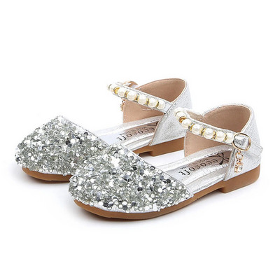 ma&baby Copii Copii Pantofi Fete Paiete Perla Printesa Pantofi Piele Pentru Fete Aniversare Pantofi Nunta D01