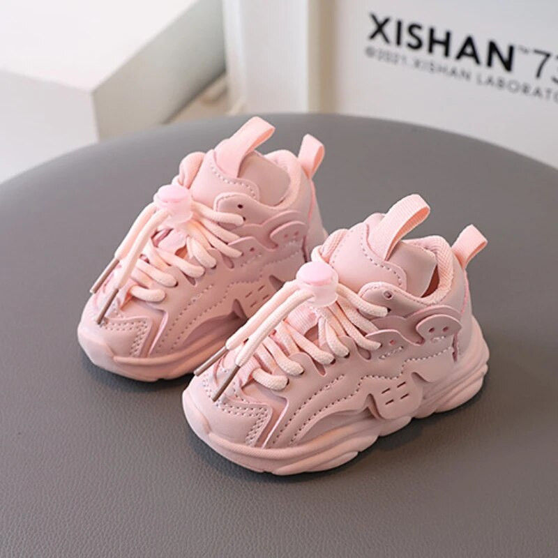 Vaikiški sportiniai bateliai berniukui rudeniniai vaikščiojimo batai kūdikiams 1–3 metų Patogūs mergaičių batai neslystantys mergaičių sportbačiai Trend laisvalaikio berniukų batai zapatillas