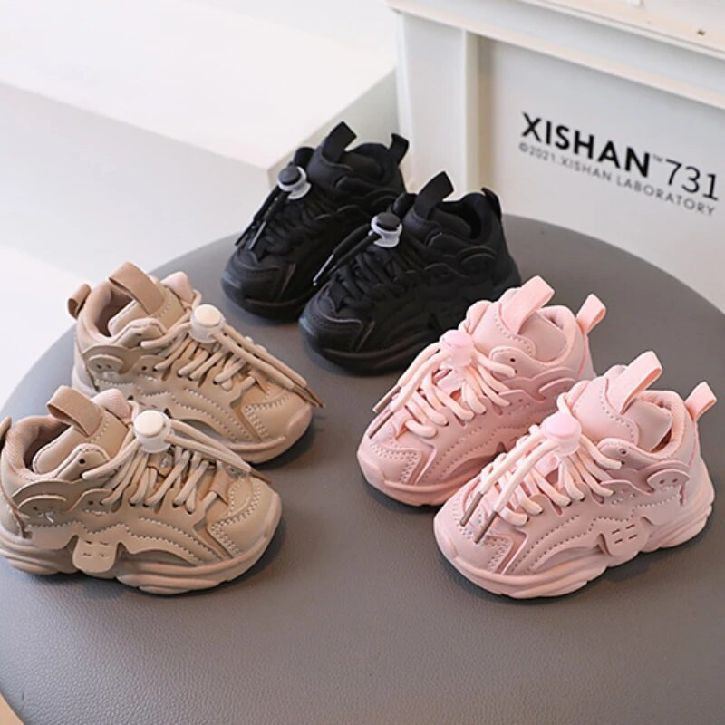 Vaikiški sportiniai bateliai berniukui rudeniniai vaikščiojimo batai kūdikiams 1–3 metų Patogūs mergaičių batai neslystantys mergaičių sportbačiai Trend laisvalaikio berniukų batai zapatillas