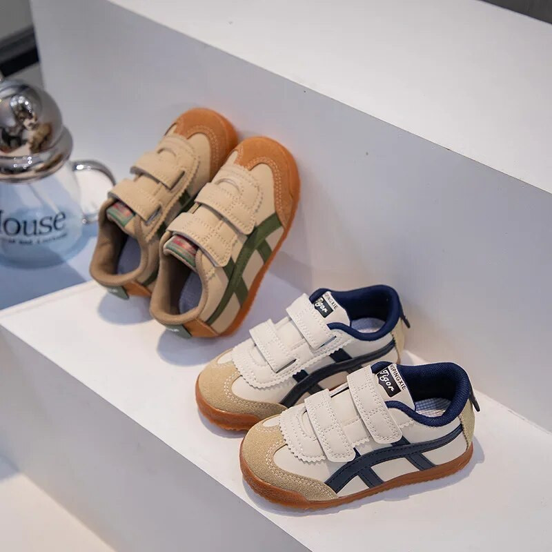 Vaikiški sportbačiai berniukams mergaitėms minkštas padas neslystantis laisvalaikio mokinių bėgimo bateliai kūdikiams vaikams mokykliniai sportiniai bateliai šilti medvilniniai batai