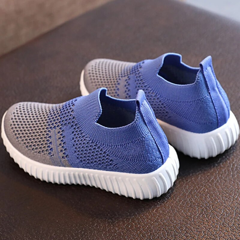 Berniukų, mergaičių sportbačiai, vaikiški laisvalaikio batai, orui pralaidūs, lengvi, patogūs vaikiški batai kūdikiams, mažiems vaikams, plokšti sportiniai batai