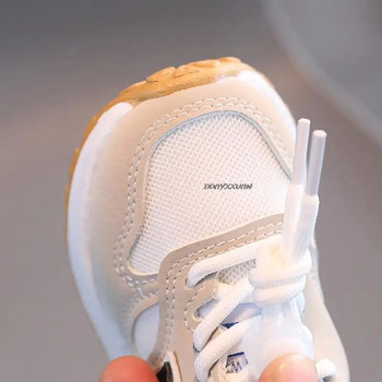 Модни висококачествени спортни бебешки ежедневни обувки Running Soft Cool Детски тенис 5 звезди Отлични малки деца Момичета Момчета Маратонки