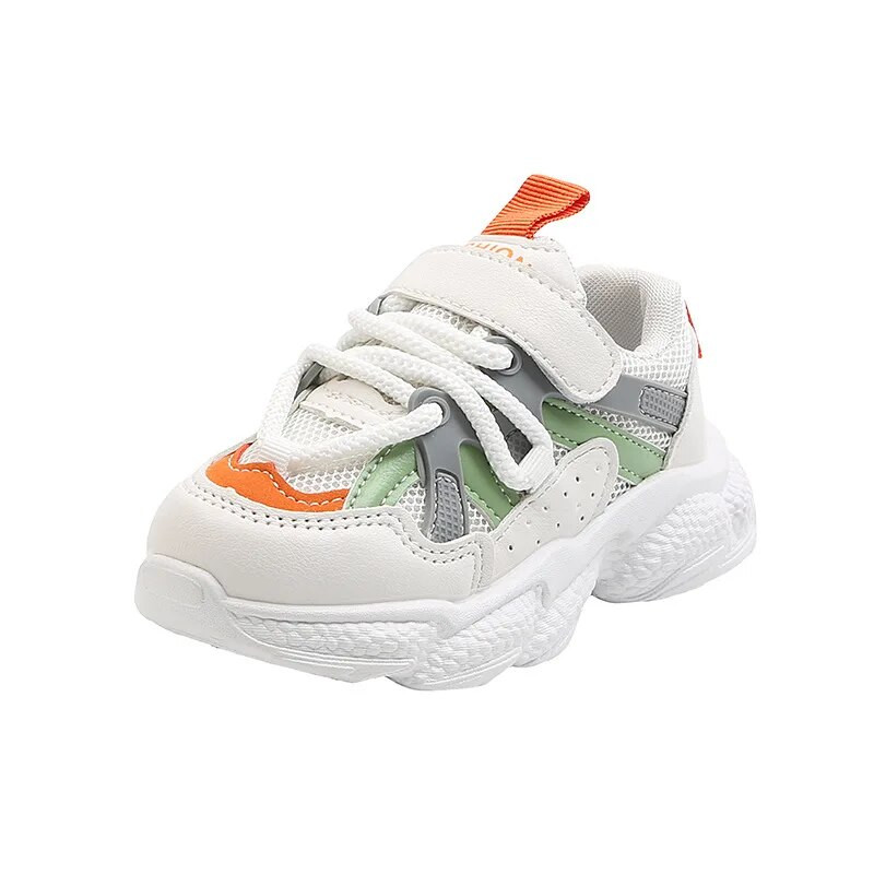 2022 m. Nauji vaikiški batai Pavasaris Ruduo Unisex Mažiems berniukams Mergaičių sportbačiai Tinkliniai kvėpuojantys madingi laisvalaikio batai vaikams nuo 1 iki 6 metų