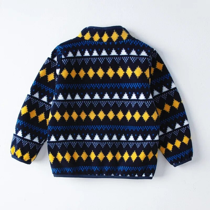Nouă primăvară toamnă copil haine copii băiețel jachete polar fleece hanorace moale calde dungi
