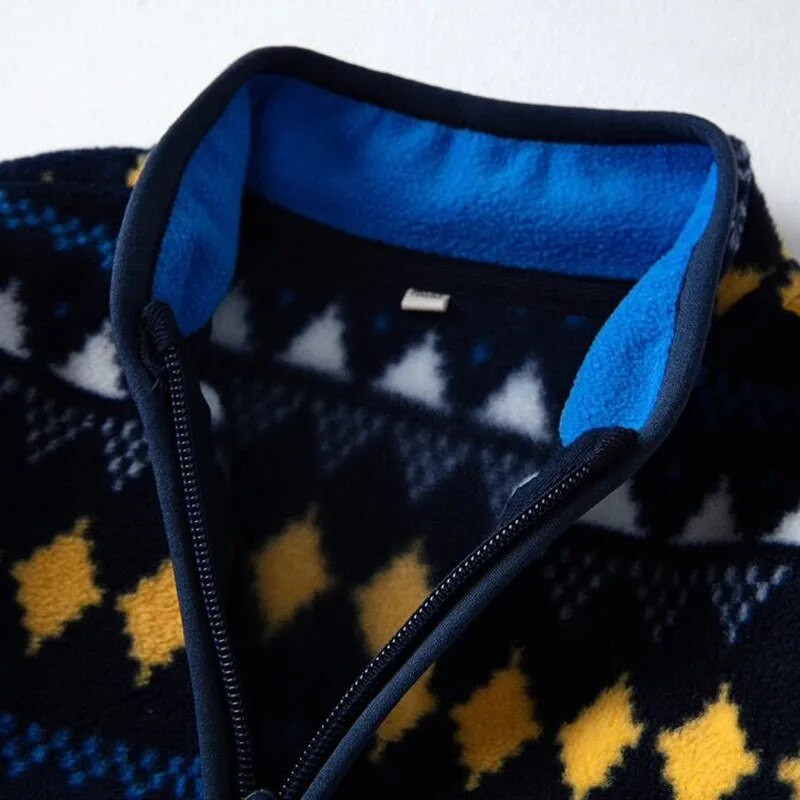 Nouă primăvară toamnă copil haine copii băiețel jachete polar fleece hanorace moale calde dungi
