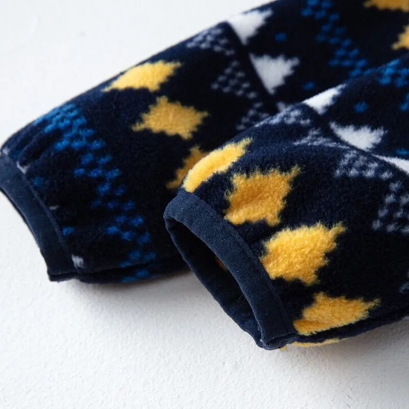Nouă primăvară toamnă copil haine copii băiețel jachete polar fleece hanorace moale calde dungi