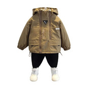 Boys Casual Jacket Άνοιξη Φθινόπωρο Ζεστό Παιδικό Μπουφάν με κουκούλα Windbreaker Ρούχα για αγόρια CH235
