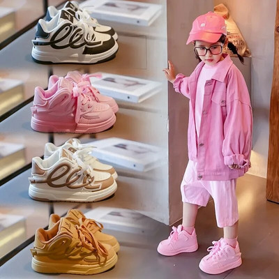 Бебешки обувки Ежедневни маратонки за момче Детски обувки за момичета Детски обувки Мека подметка Бордови обувки Trend Бебешки обувки Tenis De Mujer Zapatilla