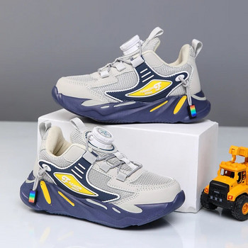 Ново пристигане Детски модни маратонки за момчета Момичета Тенис обувки Дишащи спортни обувки за бягане Детски неплъзгащи се ежедневни обувки