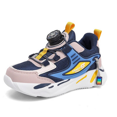 Nauji vaikiški madingi sportbačiai berniukams mergaičių teniso bateliai kvėpuojantys sportiniai bėgimo bateliai vaikams neslystantys laisvalaikio batai