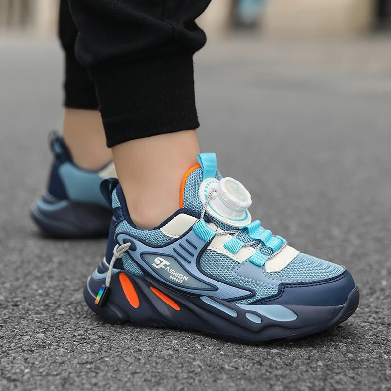 Nauji vaikiški madingi sportbačiai berniukams mergaičių teniso bateliai kvėpuojantys sportiniai bėgimo bateliai vaikams neslystantys laisvalaikio batai