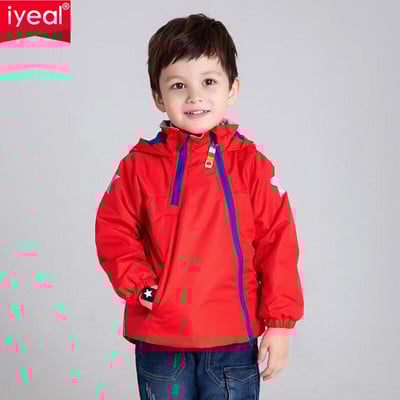 IYEAL Spring Polar Fleece Παιδικά Εξωτερικά Ενδύματα Ζεστά αθλητικά Παιδικά Βρεφικά Ρούχα Αδιάβροχα αντιανεμικά αγόρια μπουφάν για 2-8 ετών