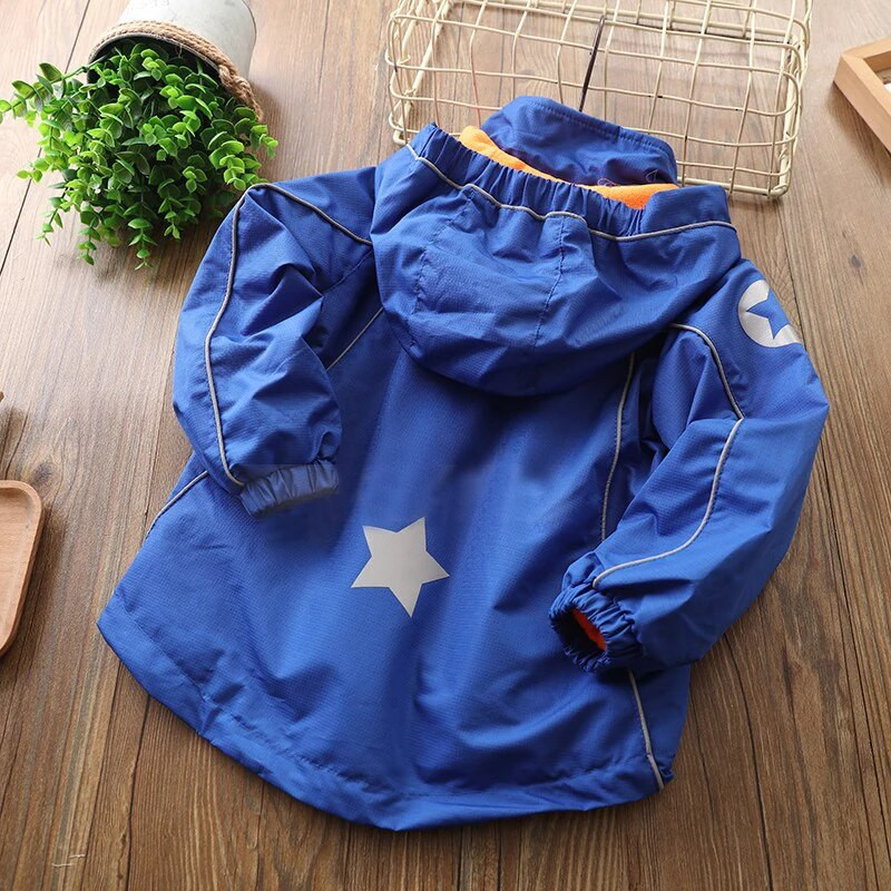 IYEAL de primăvară polar fleece copii îmbrăcăminte exterioară caldă sportivă copii haine pentru copii impermeabile rezistente la vânt jachete băieți pentru 2-8 ani