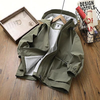 IYEAL Primăvară Toamnă Copii Băieți Jachetă Mantoane Jachetă cu glugă pentru copii Îmbrăcăminte exterioară Îmbrăcăminte pentru bebeluși pentru 2-14 ani