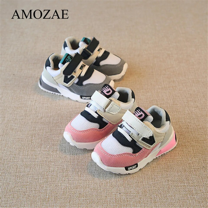 Vaikiški sportiniai bateliai Pavasaris Ruduo Nauja mada Kvėpuojantys Vaikiški Vaikiški Batai Tinkliniai Batai Mergaitėms Neslidūs sportbačiai Kūdikiams Kūdikių bateliai