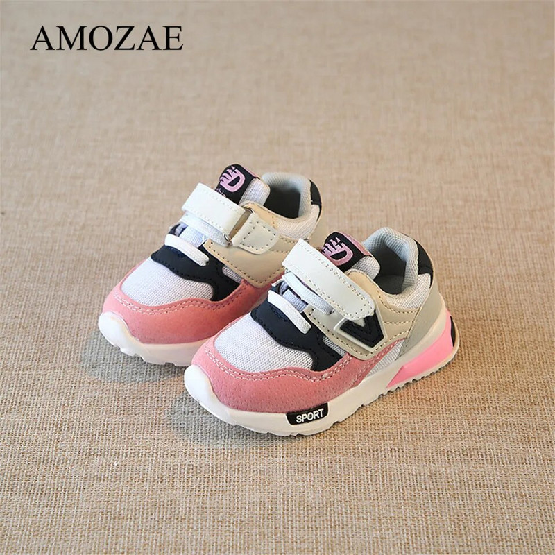 Vaikiški sportiniai bateliai Pavasaris Ruduo Nauja mada Kvėpuojantys Vaikiški Vaikiški Batai Tinkliniai Batai Mergaitėms Neslidūs sportbačiai Kūdikiams Kūdikių bateliai