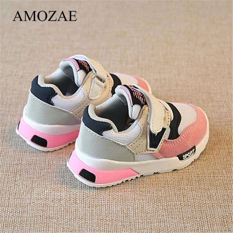 Vaikiški sportiniai bateliai Pavasaris Ruduo Nauja mada Kvėpuojantys Vaikiški Vaikiški Batai Tinkliniai Batai Mergaitėms Neslidūs sportbačiai Kūdikiams Kūdikių bateliai