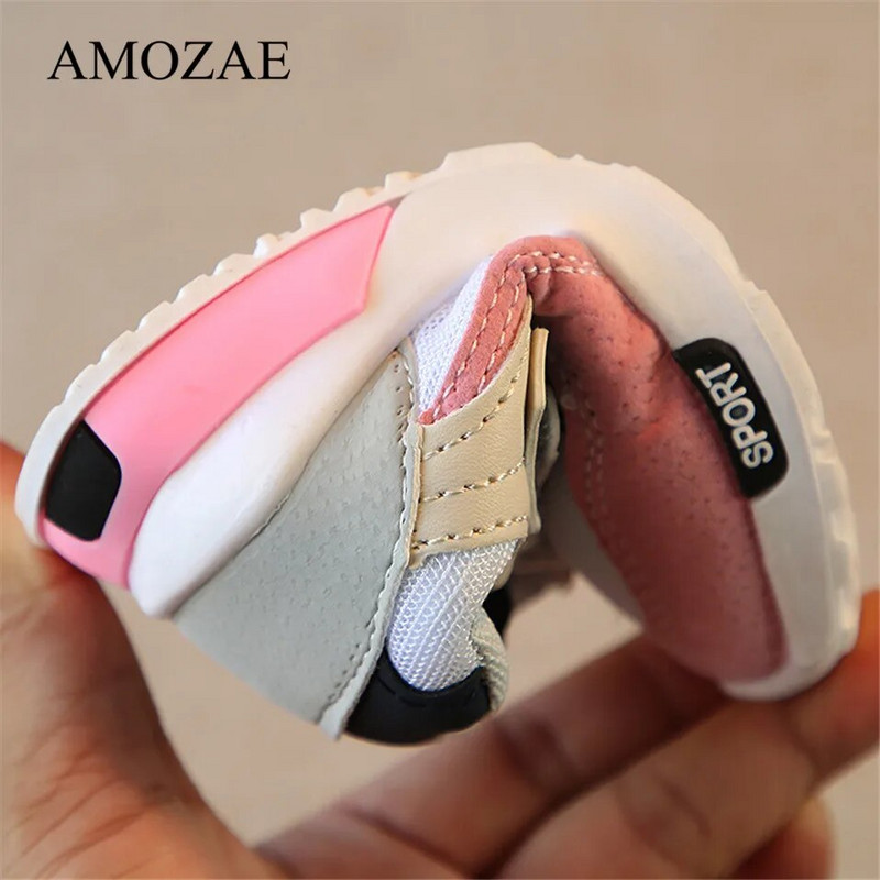 Vaikiški sportiniai bateliai Pavasaris Ruduo Nauja mada Kvėpuojantys Vaikiški Vaikiški Batai Tinkliniai Batai Mergaitėms Neslidūs sportbačiai Kūdikiams Kūdikių bateliai