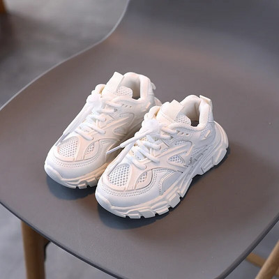 Fehér vaskos tornacipő Gyermek Platform Sportcipő Lányok 2022 Magasságnövelő Cipők Fiúk Fekete Khaki Wedge Heels Sneaker F06174