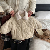 Debeli kaput za dječake Zima 2023. Novo za djecu Dječaci i djevojčice Plišani kaput za male dječake Dječji prošiveni vuneni pulover Kaputi Zimska jakna za dječake