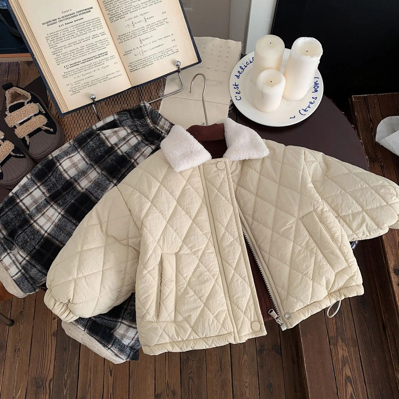 Debeli kaput za dječake Zima 2023. Novo za djecu Dječaci i djevojčice Plišani kaput za male dječake Dječji prošiveni vuneni pulover Kaputi Zimska jakna za dječake