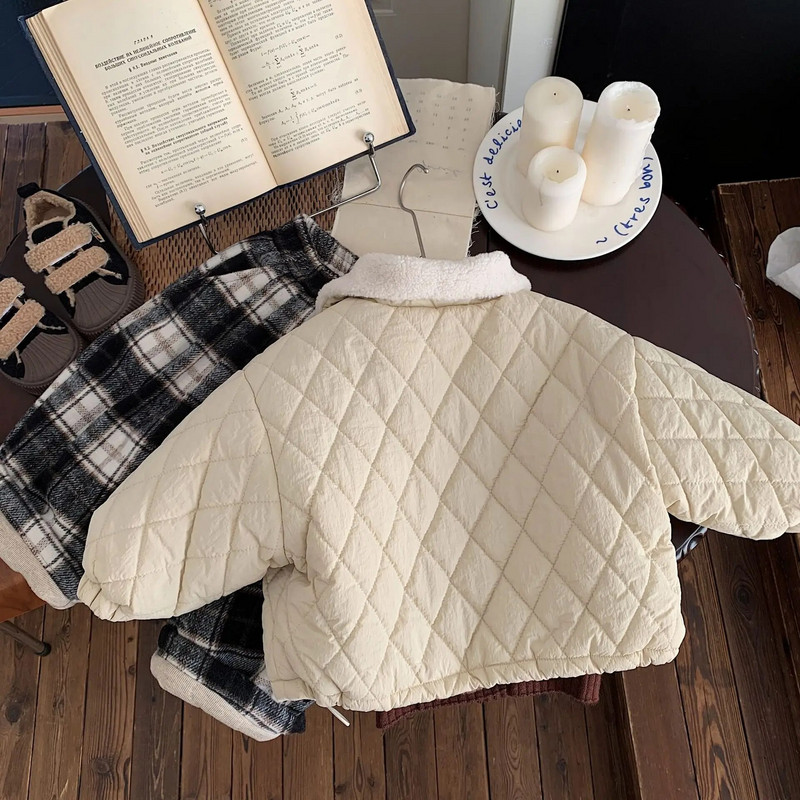 Debeli kaput za dječake Zima 2023. Novo za djecu Dječaci i djevojčice Plišani kaput za male dječake Dječji prošiveni vuneni pulover Kaputi Zimska jakna za dječake