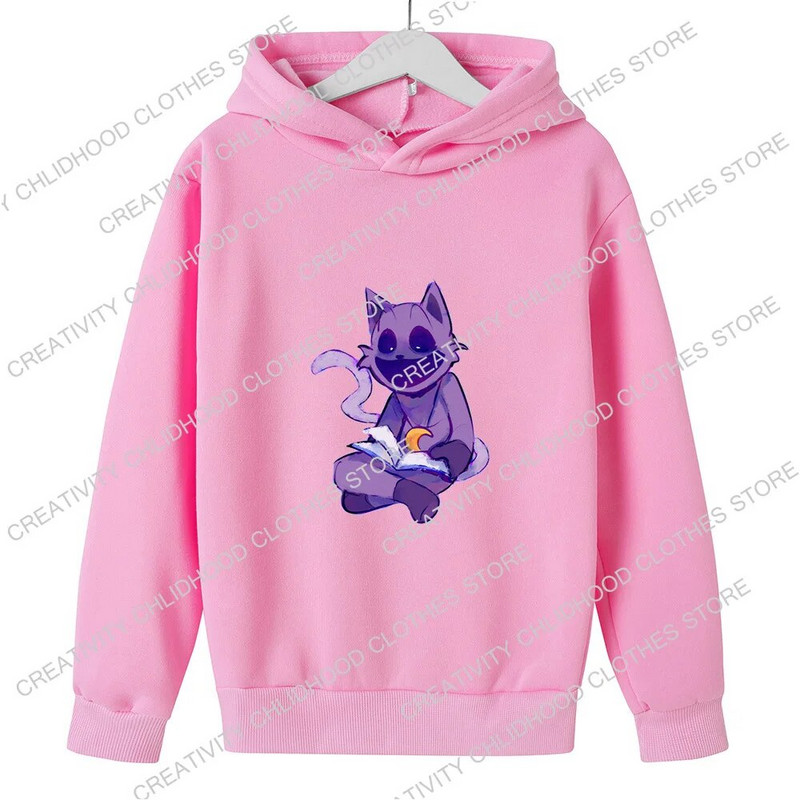 Smiling Critters Dječje majice s kapuljačom Djevojčica Dječak Pulover Anime Dječja ležerna odjeća Crtići Igra Kawaii Tops Modne majice