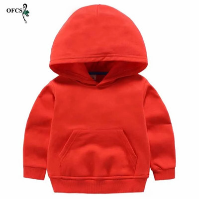 Haine pentru copii de modă Hanorace sportive de culoare pură pentru copii mici, fete, pulover, îmbrăcăminte de primăvară din bumbac, topuri pentru copii, băieți, fleece