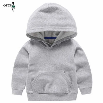 Haine pentru copii de modă Hanorace sportive de culoare pură pentru copii mici, fete, pulover, îmbrăcăminte de primăvară din bumbac, topuri pentru copii, băieți, fleece