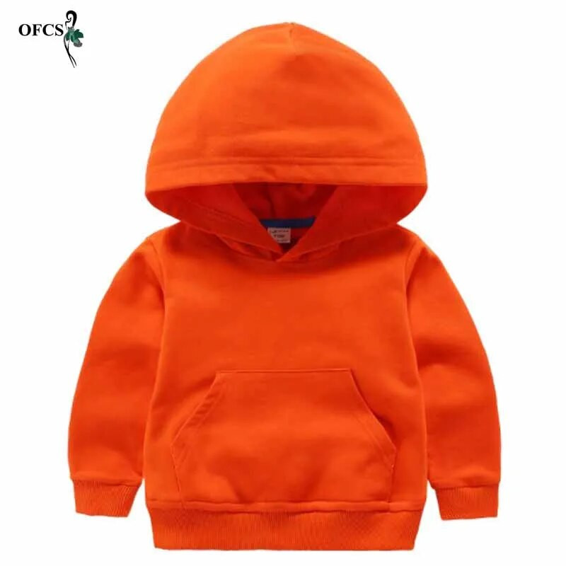 Haine pentru copii de modă Hanorace sportive de culoare pură pentru copii mici, fete, pulover, îmbrăcăminte de primăvară din bumbac, topuri pentru copii, băieți, fleece