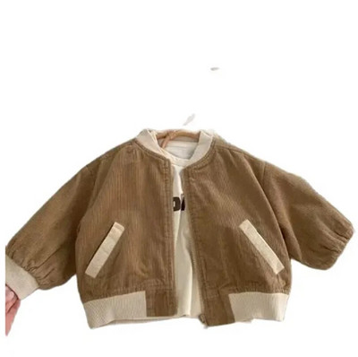 Primăvară Toamnă Băieți Paltoane de baseball Coreeană Copii Îmbrăcăminte exterioară 2 - 8 ani Îmbrăcăminte pentru copii Adolescenți Jachetă sport Uniforme școlare