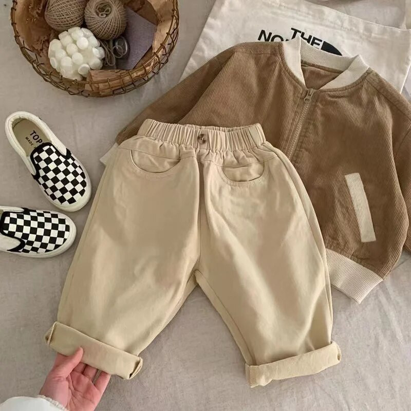 Primăvară Toamnă Băieți Paltoane de baseball Coreeană Copii Îmbrăcăminte exterioară 2 - 8 ani Îmbrăcăminte pentru copii Adolescenți Jachetă sport Uniforme școlare