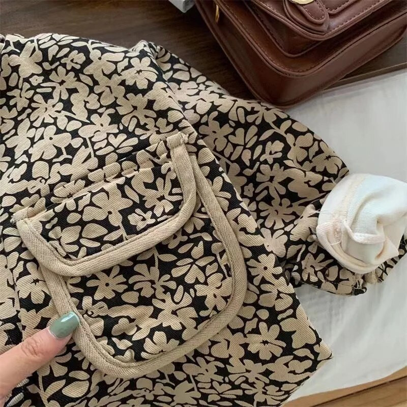 Îmbrăcăminte pentru copii Sezonul de primăvară și toamnă Jachete pentru copii Jachetă cămașă cu flori pentru bebeluși Jachetă cămașă pentru fete și băieți Jachetă pentru băieți