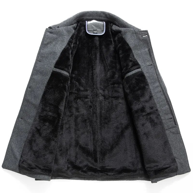 Iarnă groasă și caldă amestecuri de lână bărbați îmbrăcăminte de afaceri paltoane de lux jachetă pentru bărbați toamnă ocazională la modă pardesiu