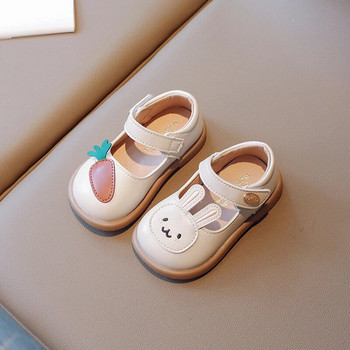 2023 New Spring Cute Bunny and Carrot Patch Παιδικά καθημερινά παπούτσια για κορίτσια Αντιολισθητικά Παιδικά παπούτσια Αντιολισθητικά με γάντζο και βρόχο αναπνεύσιμα, αντιολισθητικά
