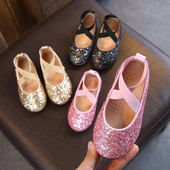 Balerini Fete Dance Baby Party Fete Pantofi Glitter Copii Pantofi Aur Bling Printesa 3-12 ani Pantofi Copii MCH026