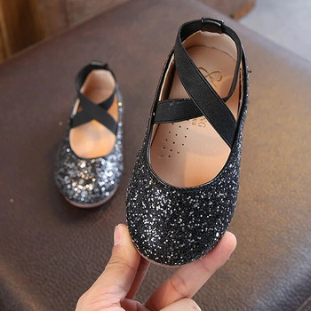 Μπαλέτα για κορίτσια Baby Dance Party Girls Shoes Glitter Παιδικά παπούτσια Gold Bling Princess Shoes 3-12 ετών Παιδικά παπούτσια MCH026