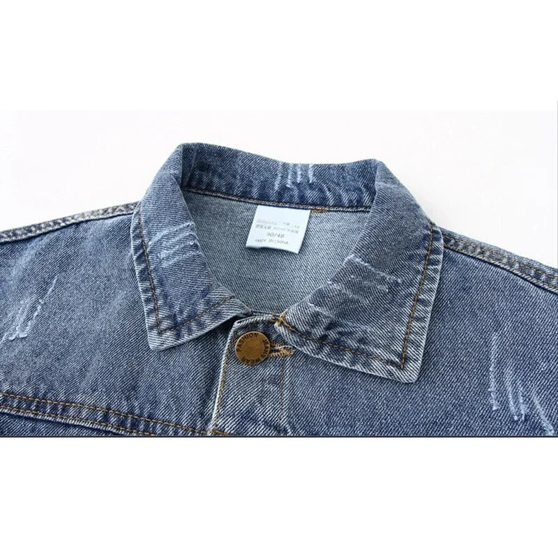 Primăvară Toamnă Copii Jachete de blugi pentru băieți Paltoane pentru bebeluși Noua modă Copii Îmbrăcăminte pentru copii Blugi rupte Jachete 3 4 5 6 7 Ani