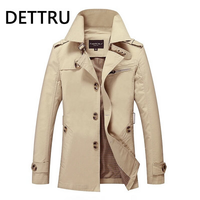 Preveliki trenčkot Muška vjetrovka Prevelika jakna od čistog pamuka, ležerna muška odjeća Pull Homme Gornja odjeća Kaputi 5XL