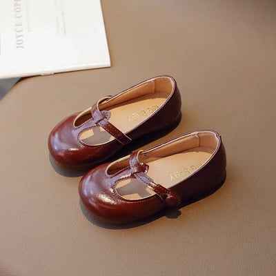 2024, primăvară toamnă, copii, cu bretele în T, pantofi din piele pentru bebeluși, fetițe, pantofi prințesă, fete de școală, oxford, pantofi de rochie