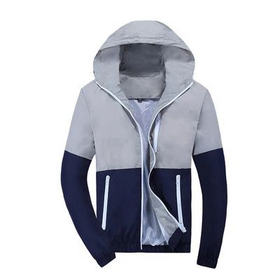 Jachetă pentru bărbați, 2024, primăvară, toamnă, modă, jachete casual cu glugă, haine pentru bărbați, haine subțiri pentru bărbați, îmbrăcăminte pentru cuplu